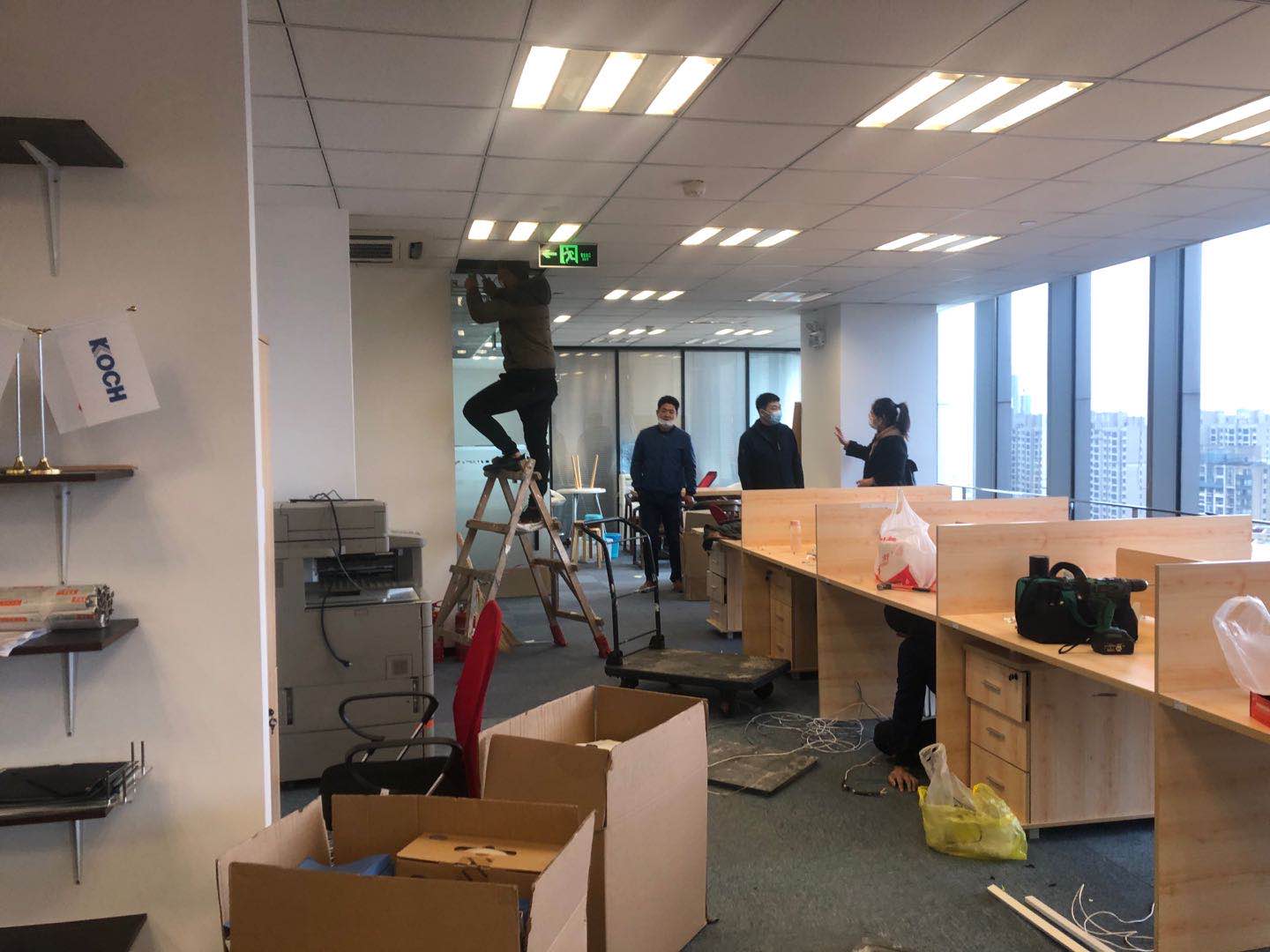 嘉定中暨大廈辦公室裝修強弱電安裝施工-第1張圖片-上海古都建筑設計集團